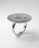 Statement Disc Ring | 925 Silver